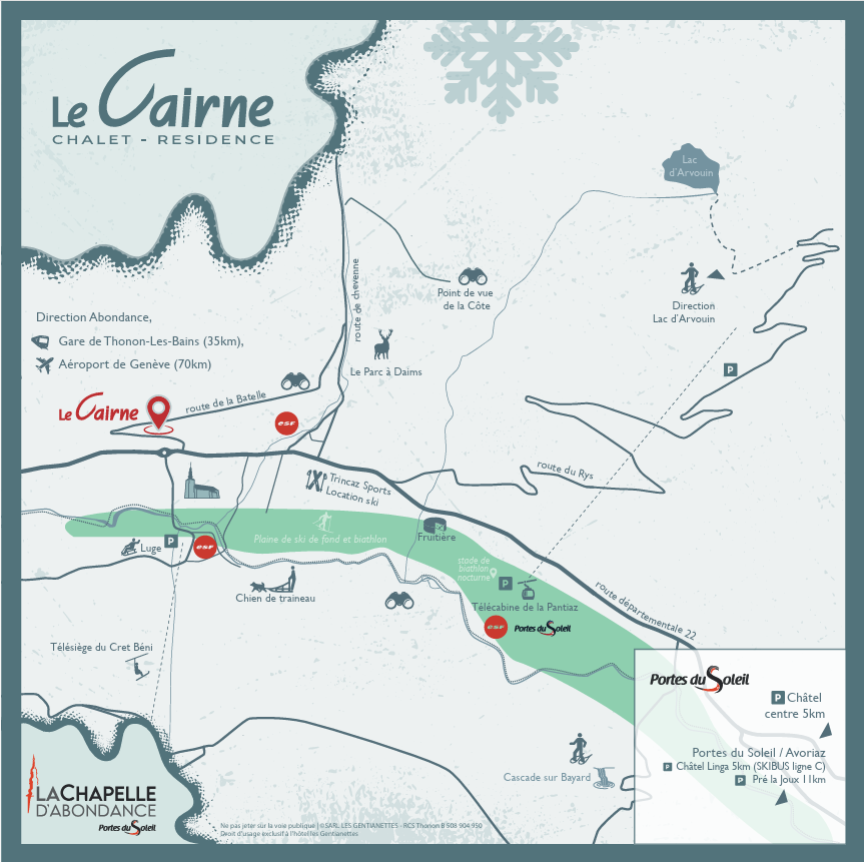 Le Cairne - Chalet résidence, locations haut de gamme dans le domaine des Portes du Soleil.
